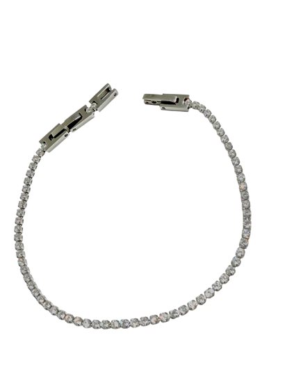 Bracciale Domar Uomo Bracciale acciaio tennis in Acciaio Cubic Zirconia BR 2093 - BR 2093